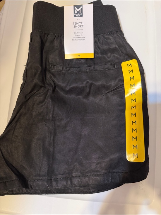 Member's Mark Pants - Member’s Mark Black Tencel Shorts M NWT